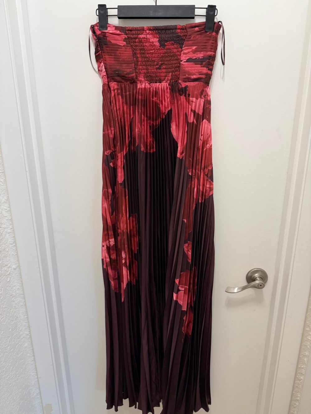 The A&F Giselle Strapless Scarf Babydoll Maxi Dress - Picture 4 of 5